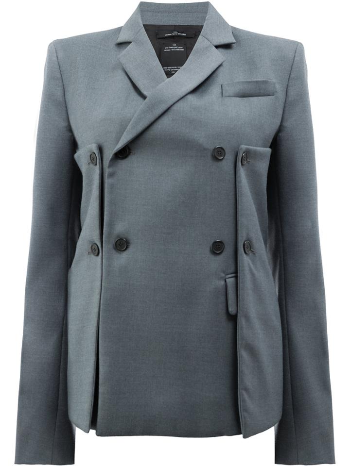 Rokh Double Breasted Jacket - Grey