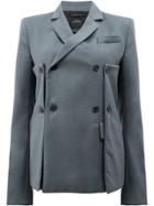 Rokh Double Breasted Jacket - Grey