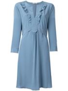 Dorothee Schumacher Tunic Dress, Women's, Size: 2, Blue, Silk