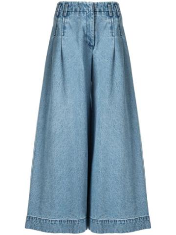 Pony Stone Ultra Wide-leg Jeans - Blue
