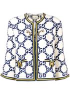 Gucci Logo Print Jacket - White