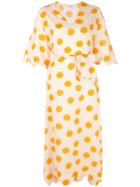 Rhode Resort Polka-dot Midi Dress - Neutrals