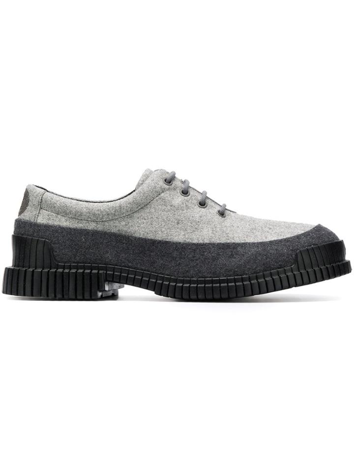 Camper Lab Pix Lace Up Low Tops - Grey