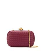 Bottega Veneta Woven Style Mini Bag - Red