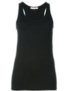 A.f.vandevorst '161 Foil' Sleeveless Top, Women's, Size: 42, Black, Viscose/spandex/elastane