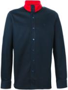 Raf Simons Contrast Collar Shirt, Men's, Size: 50, Blue, Cotton/polyurethane