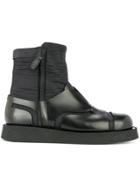 Jil Sander Zipped Ankle Boots - Black