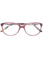 Swarovski Eyewear Round Frame Glasses - Pink