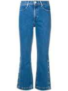 Rag & Bone Buttoned Cuffs Jeans - Blue