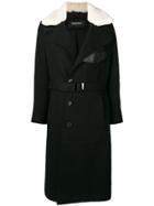 Neil Barrett Belted Coat - Black