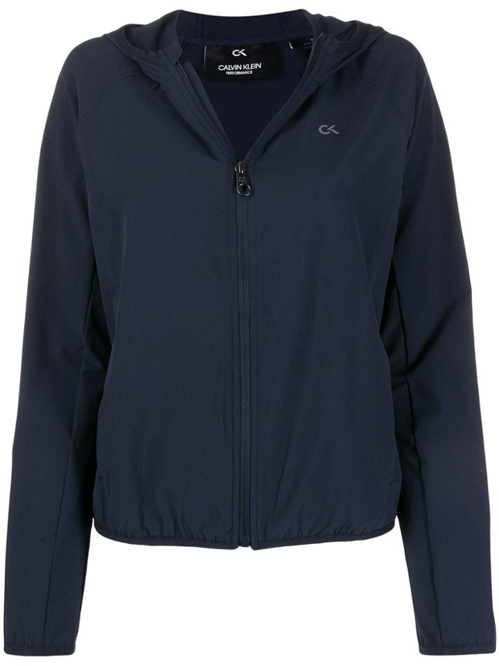 Calvin Klein Fitted Track Jacket - Blue