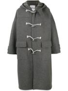 Fumito Ganryu Hooded Toggle Coat - Grey