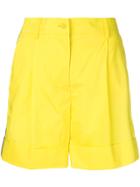 P.a.r.o.s.h. Striped Side Panel Shorts - Yellow & Orange