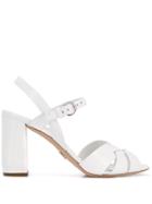 Prada Cross-over Strap Sandals - White