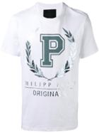 Philipp Plein - Metallic Print T-shirt - Men - Cotton - M, White, Cotton