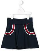 Junior Gaultier Contrast Pocket Skirt, Girl's, Size: 10 Yrs, Blue