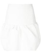 Chloé Flocked Tulip Skirt - White