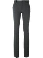 Joseph 'new Rocket Herringbone' Trousers, Women's, Size: 42, Grey, Acetate/viscose/cotton/polyester