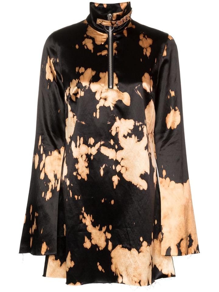 Marques'almeida Zipped Mini Dress - Black