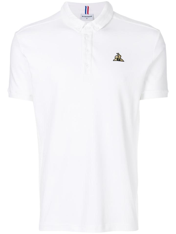 Le Coq Sportif Logo Polo Shirt - White