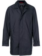 Fay Classic Fitted Coat - Blue