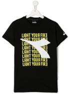 Diadora Junior Teen 'light You Fire' T-shirt - Black