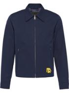 Prada Rubber Patch Shirt Jacket - Blue
