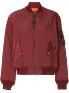 G.v.g.v. Lace-up Ma1 Bomber Jacket - Red