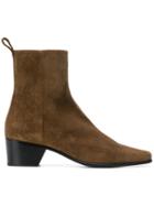 Pierre Hardy Suede Ankle Boots - Brown