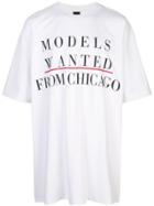 Bernhard Willhelm Modeling Ad Print T-shirt - White