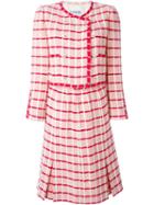 Chanel Vintage Checked Skirt Suit