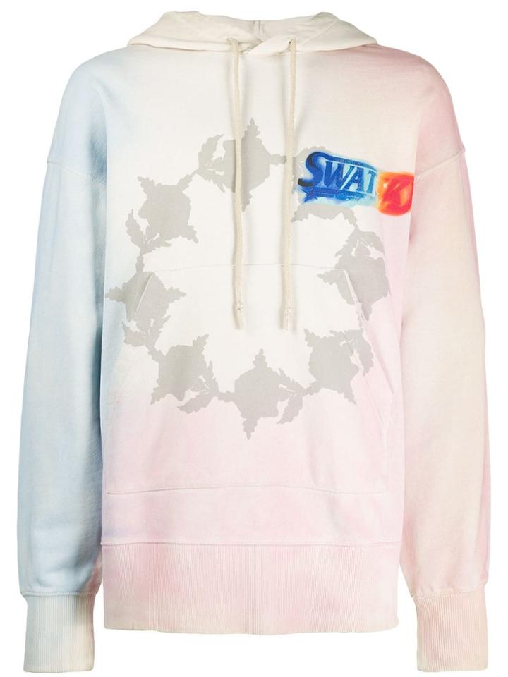 Swatsky Logo Ombre Hoodie - Neutrals