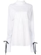 Ann Demeulemeester Oversized Cuff Shirt - White