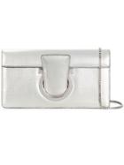 Salvatore Ferragamo Thalia Clutch Bag - Metallic