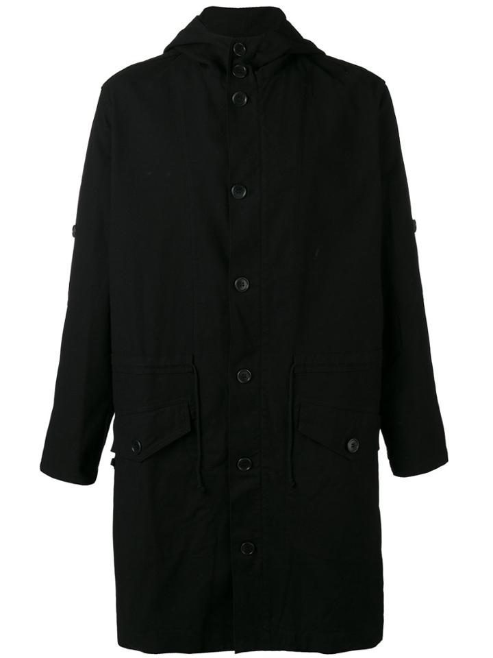 Henrik Vibskov Midi Hooded Jacket - Black