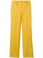 Valentino Bow Detail Flared Trousers - Yellow