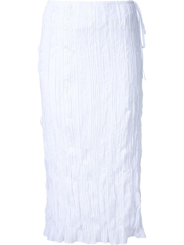 Altuzarra Plissé Pencil Skirt