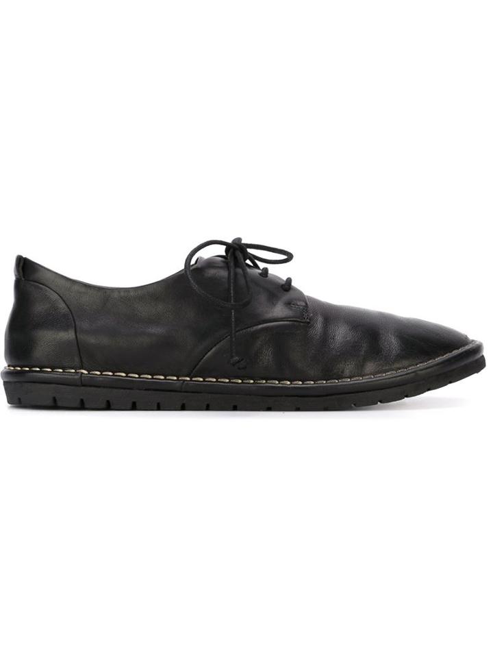 Marsèll Rubber Sole Lace-up Shoes, Women's, Size: 39, Black, Leather/rubber
