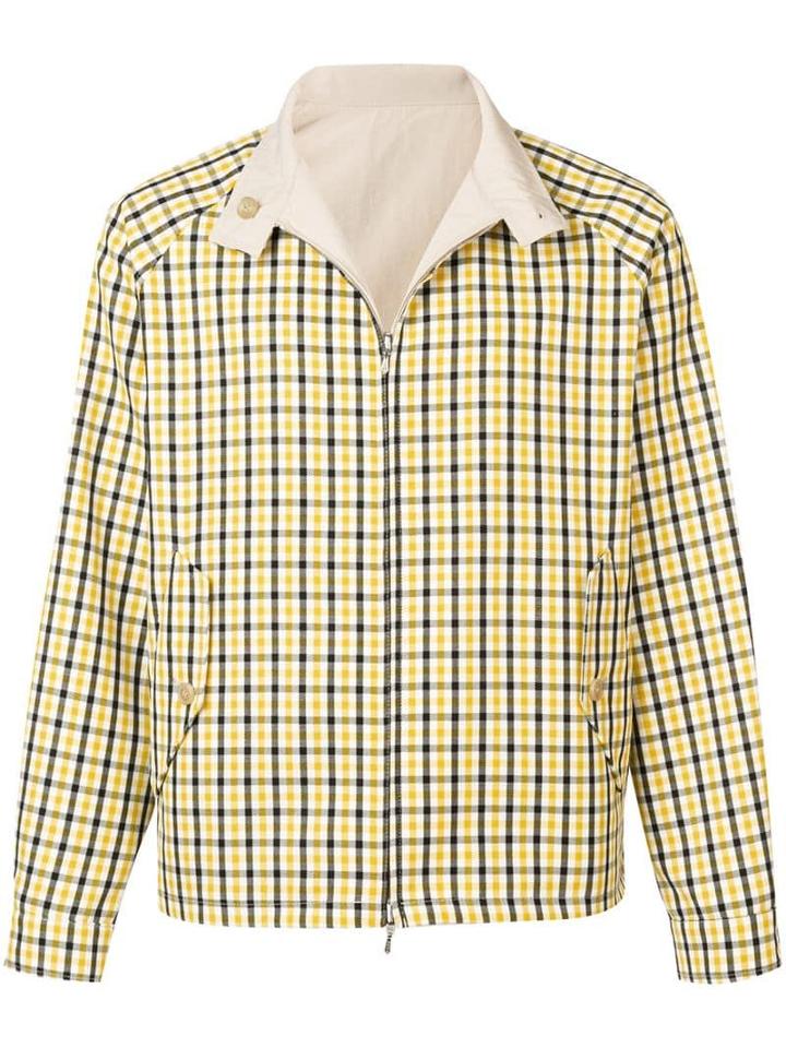 Mackintosh Yellow Check Reversible Jacket Gm-131