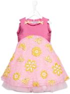 Mi Mi Sol Floral Embroidered Dress, Girl's, Size: 10 Yrs, Pink/purple