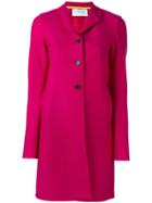 Harris Wharf London Three Buttons Coat - Pink & Purple
