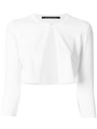 Antonino Valenti 3/4 Sleeve Bolero Sweater - White