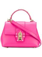 Dolce & Gabbana - Lucia Tote - Women - Calf Leather - One Size, Pink/purple, Calf Leather