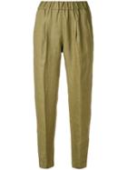 Forte Forte Cropped Relaxed Trousers - Green
