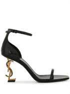 Saint Laurent Opyum Structured Sandals - Black