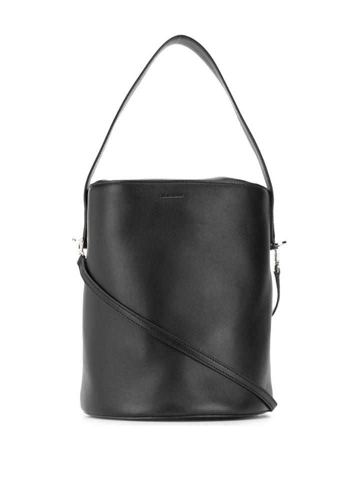 Jil Sander Medium Bucket Bag - Black