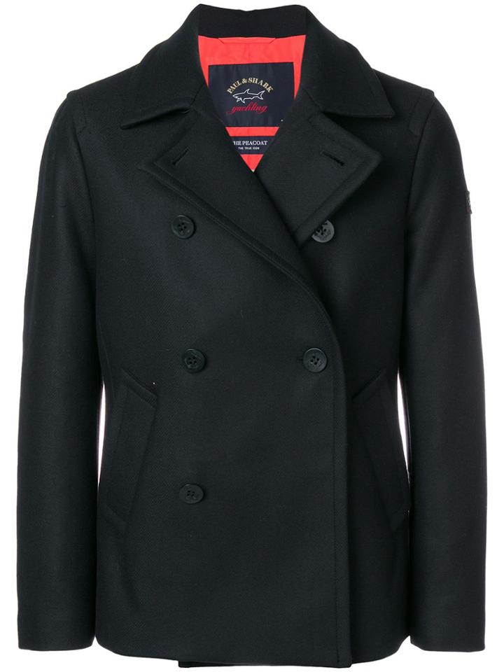 Paul & Shark Double Breasted Coat - Blue