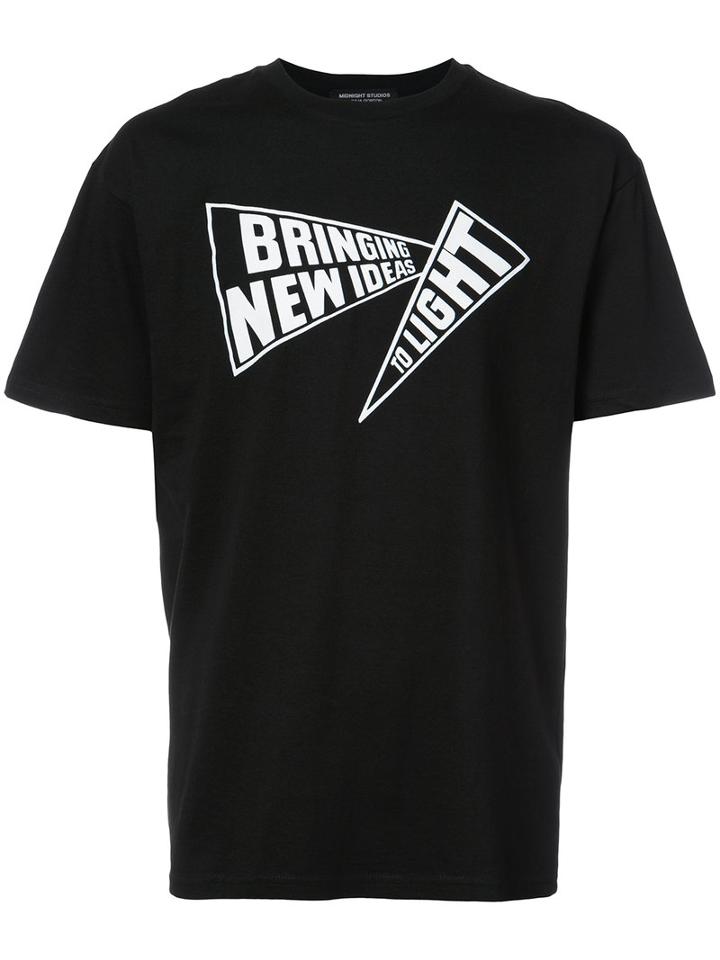 Midnight Studios - New Ideas T-shirt - Men - Cotton - Xl, Black, Cotton