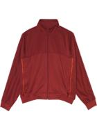 Nike X Martine Rose Maroon Zip Up Track Jacket - Red