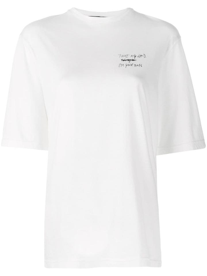 Haider Ackermann I'm Your Man T-shirt - White